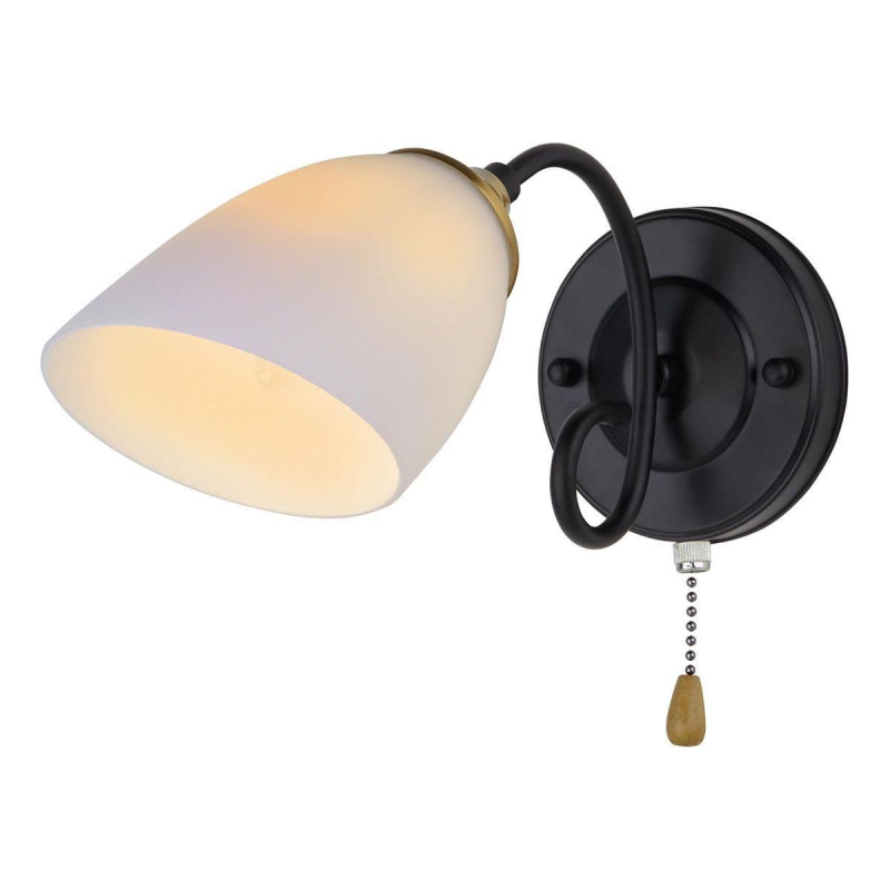 Бра IMEX MD.3862-1-S BK+CP