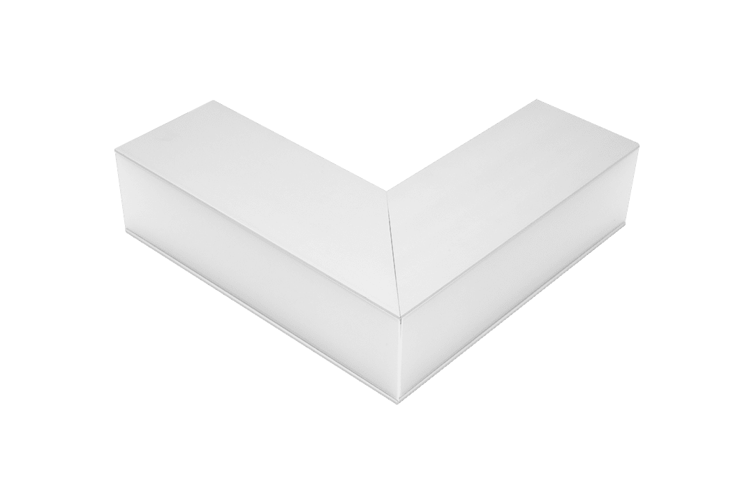 L-образный коннектор для профиля Lumker L5570-L90W 003234