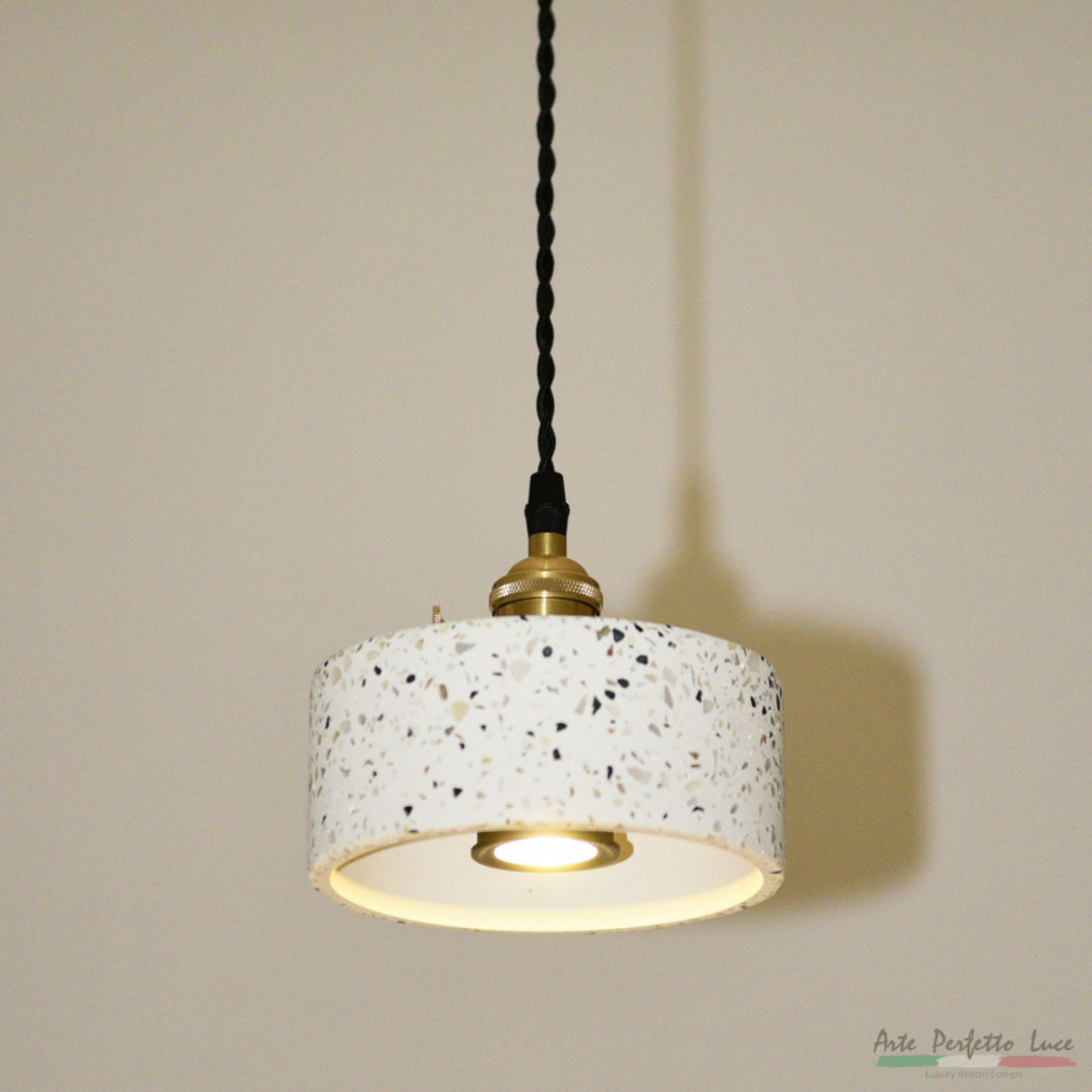 Подвесной светильник Arte Perfetto Luce Bolonia 3301.7181/160-70 White/Marble