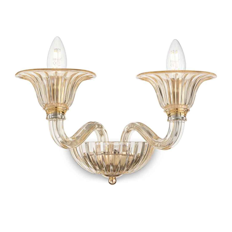 Бра Ideal Lux Brigitta AP2 Ambra 199429