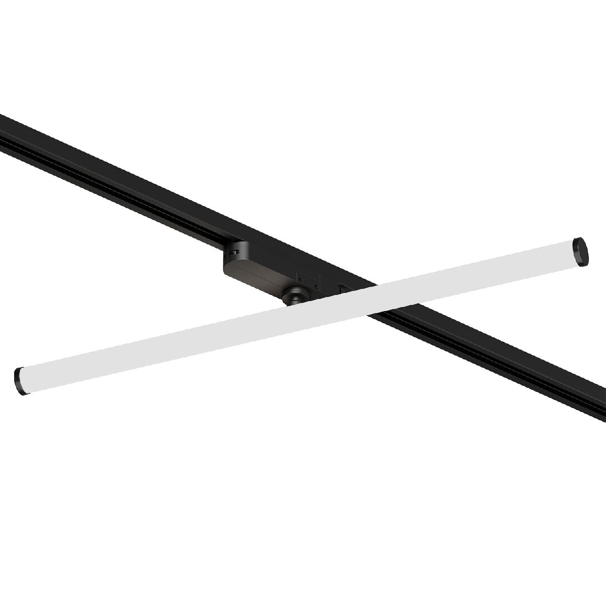 Трековый однофазный светильник Denkirs Strom DK6648-BK