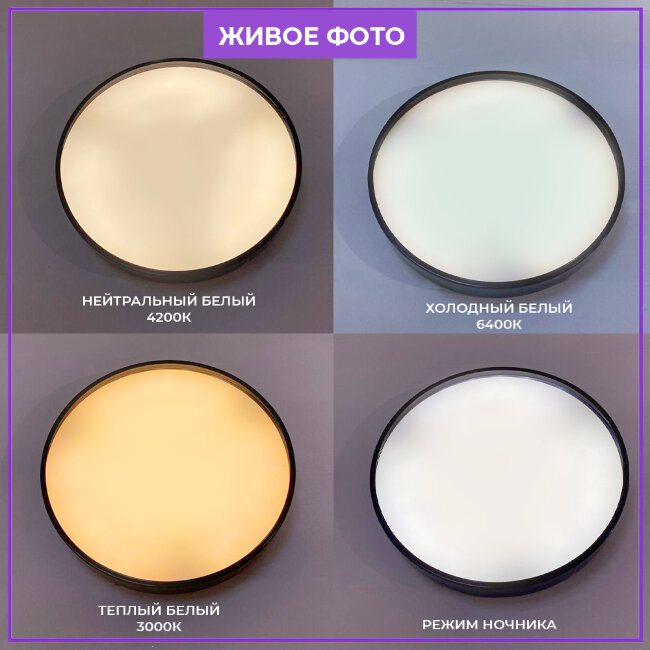 Потолочный светильник Seven Fires Эйри 48200.40.72.77BK