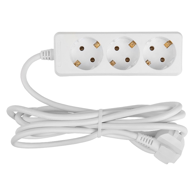 Удлинитель бытовой General GES-16-3x100-3-7m 470039