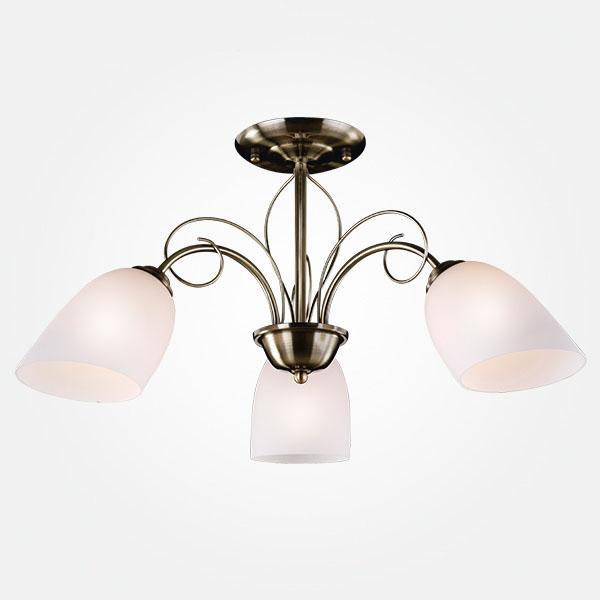 Потолочная люстра Eurosvet Стефани 30107/3 античная бронза