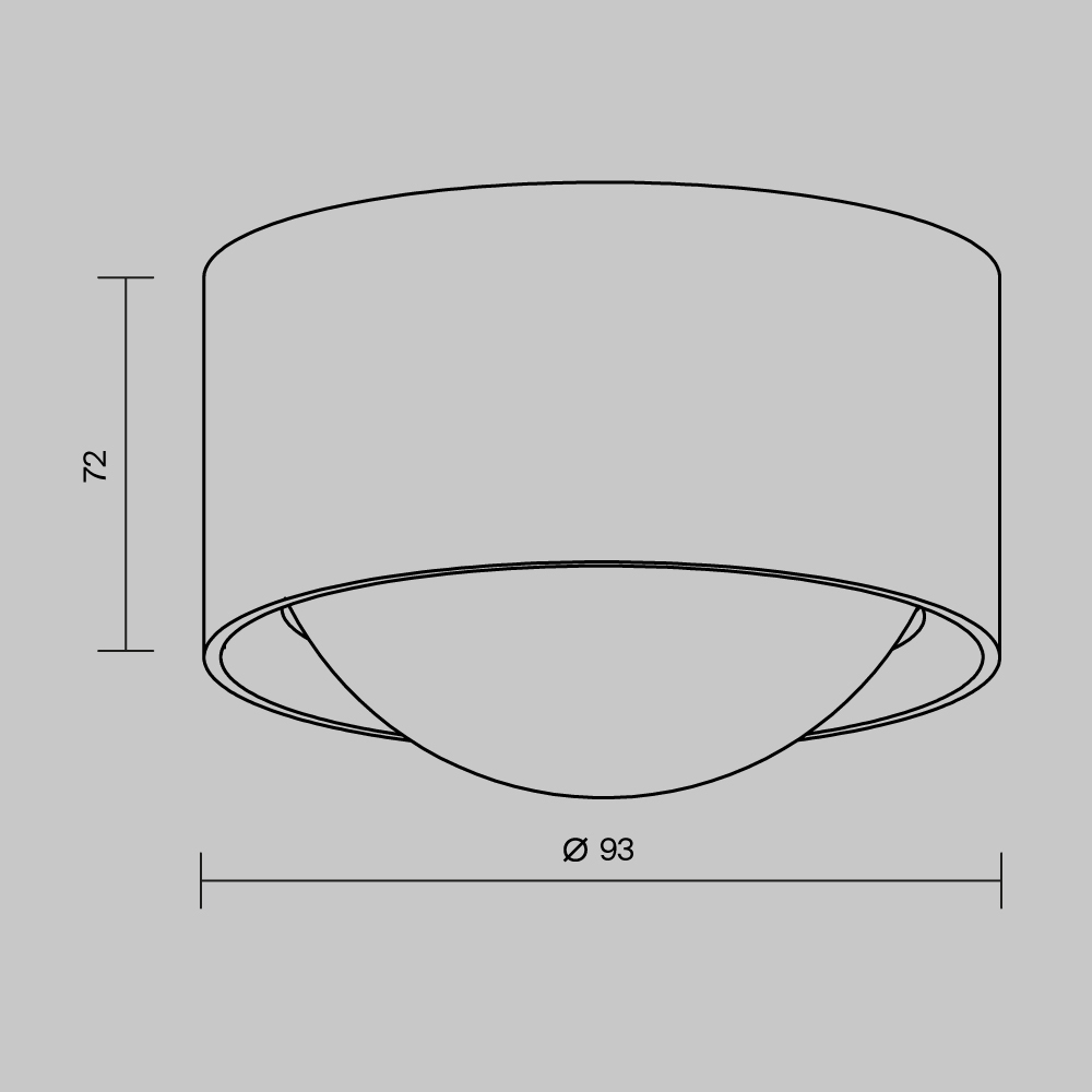 Уличный потолочный светильник Maytoni Lumina O498CL-L15B3K