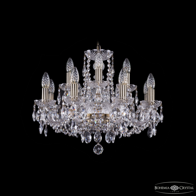 Подвесная люстра Bohemia Ivele Crystal 1402/8+4/195 Pa