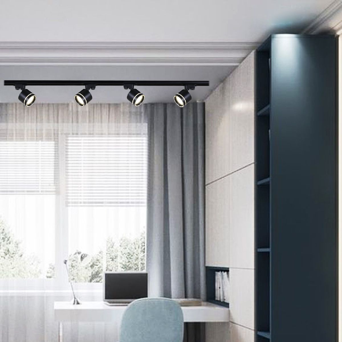 Трековый светильник Reluce 53003-9.3-001LD GX53 BK