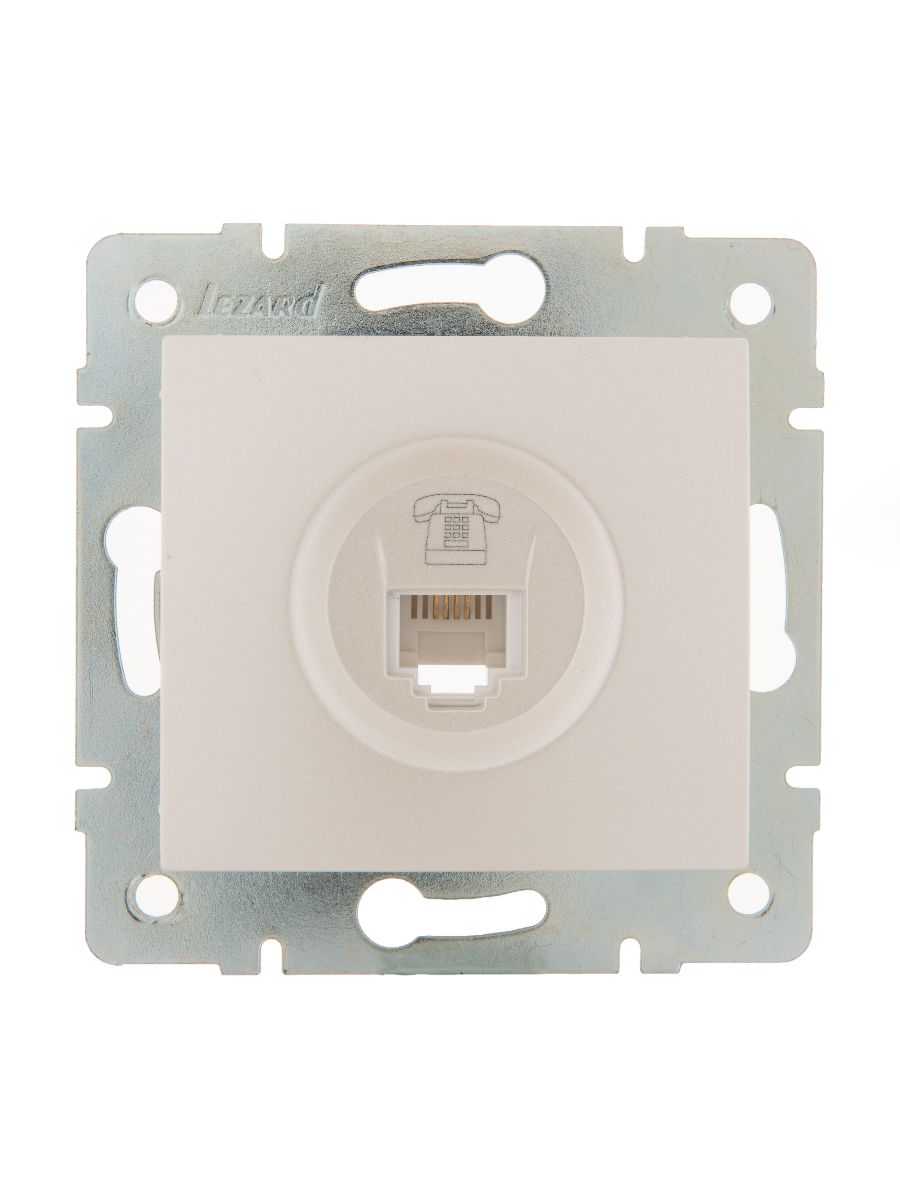 Розетка телефонная евро Lezard Karina 707-3088-137