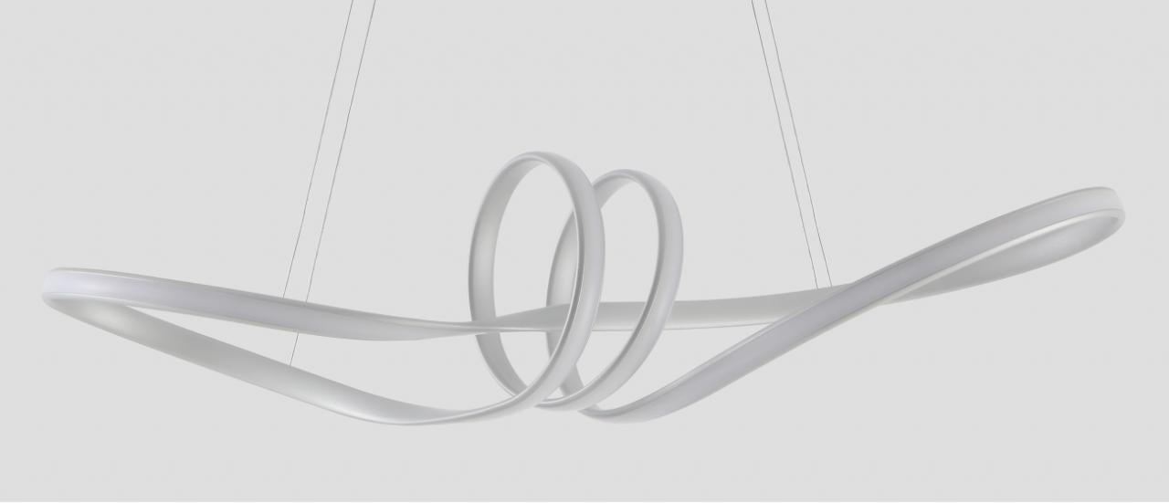 Подвесной светодиодный светильник Crystal Lux Amigo SP L700 Silver