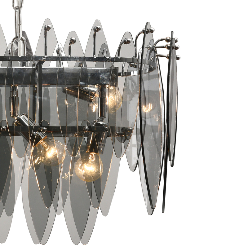 Подвесная люстра Natali Kovaltseva TRIADA II 91003/6C CHROME