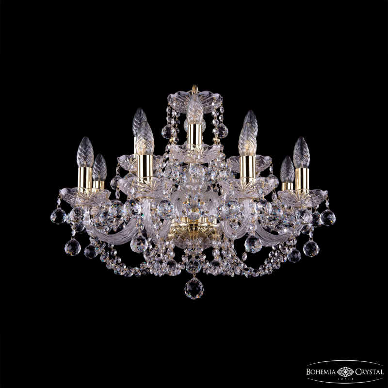 Подвесная люстра Bohemia Ivele Crystal 1406/8+4/195 G Balls