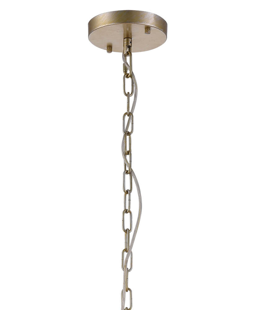 Подвесная люстра Lumien Hall Элиан 0002/12PO-SRGD