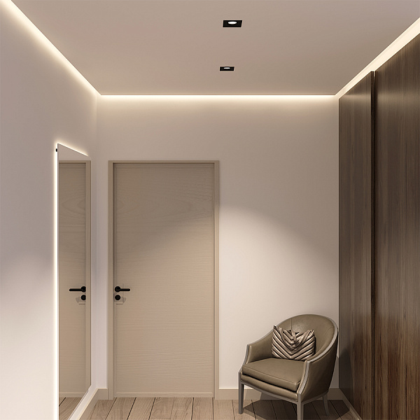 Встраиваемый светодиодный светильник Ledron LOFT SQ White 00000015276