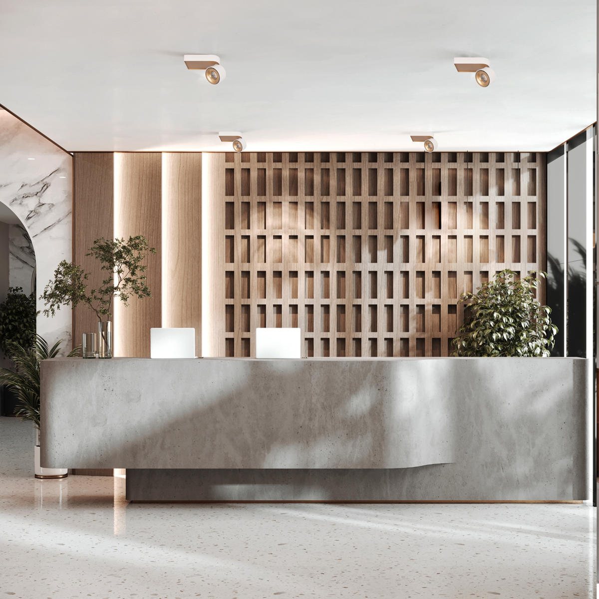 Накладной спот Loft IT Knof 10324/A Gold White