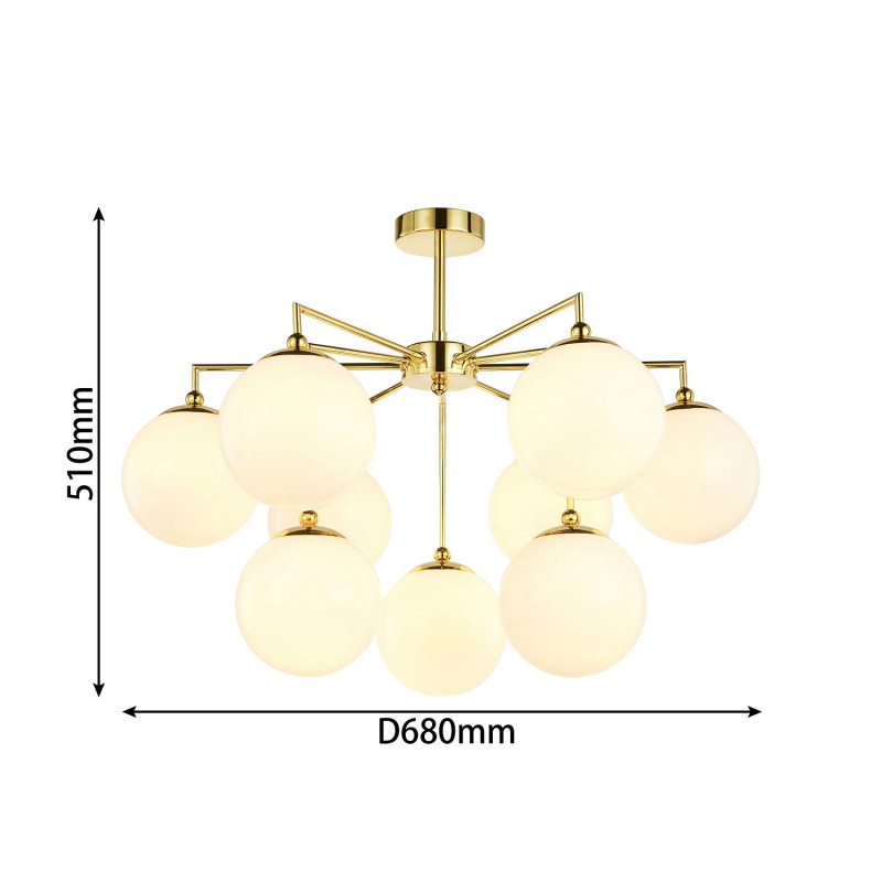 Люстра на штанге Favourite Undine 2810-9P