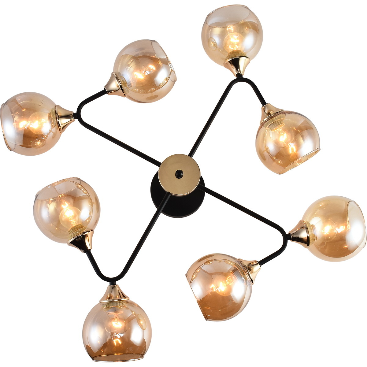 Люстра на штанге Reluce 01339-0.3-08 BK+FGD