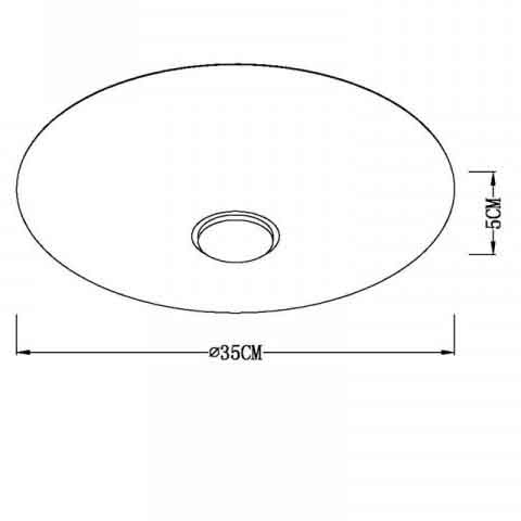 Потолочный светодиодный светильник Lucide Troy 79180/12/30