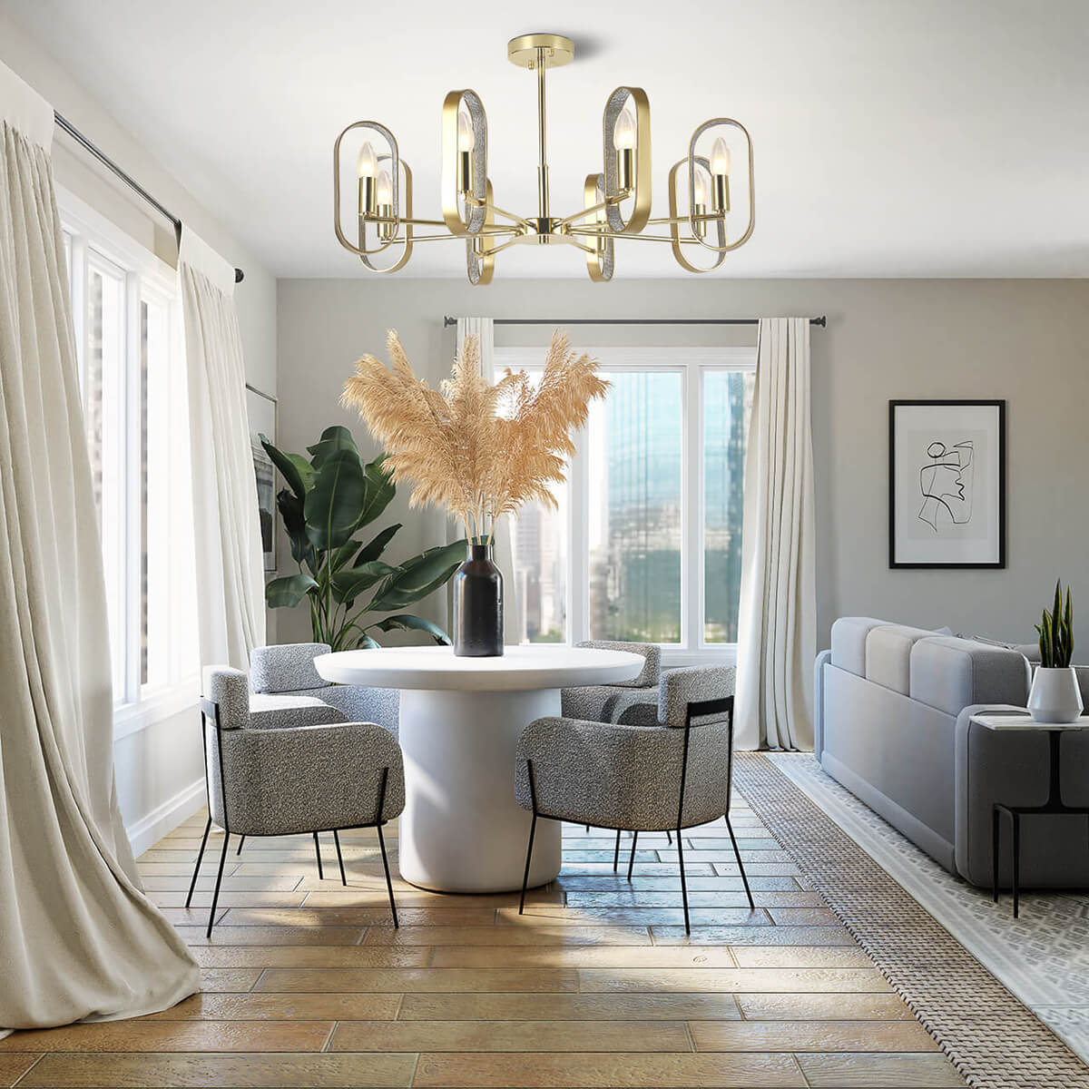 Потолочная люстра F-Promo Scintillans 2483-8P