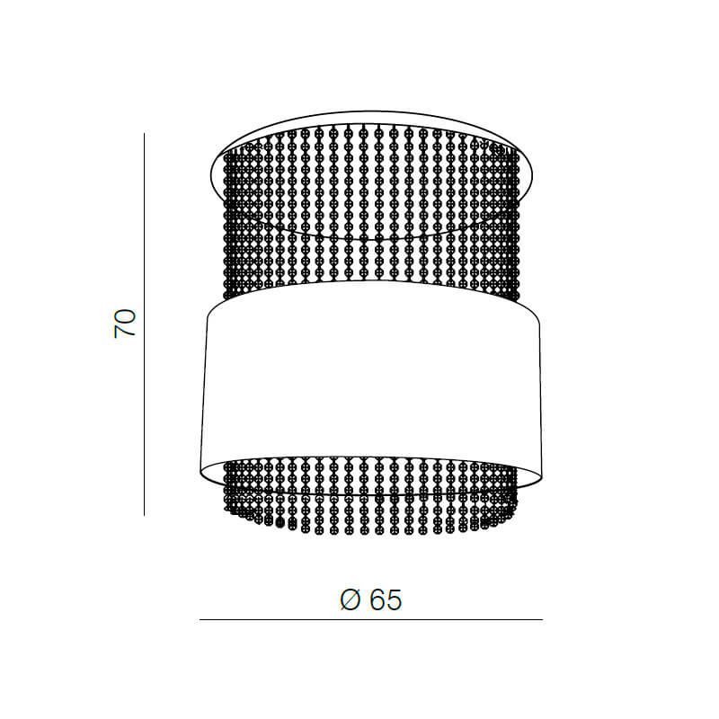 Подвесная люстра Azzardo Glamour round AZ1591
