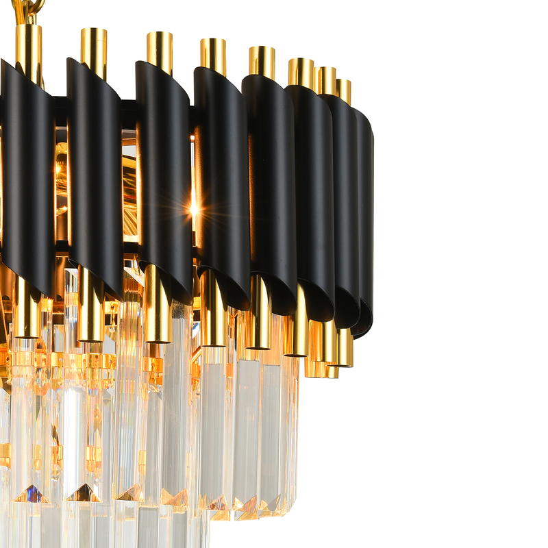 Подвесная люстра Natali Kovaltseva DARIAN 76017/5C GOLD BLACK