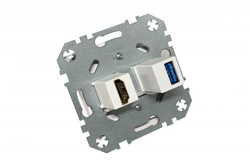 Розетка HDMI USB Liregus Retro 29-039