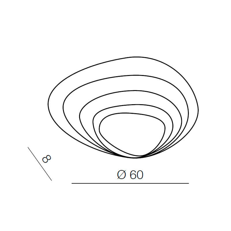 Потолочная люстра Azzardo Strato B AZ0198