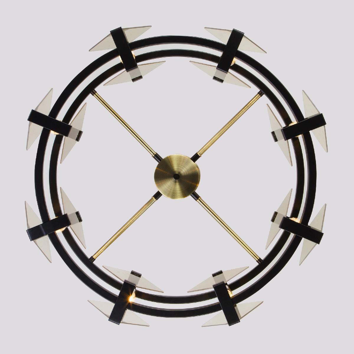 Потолочная люстра Eurosvet Aragon 60116/8 черный