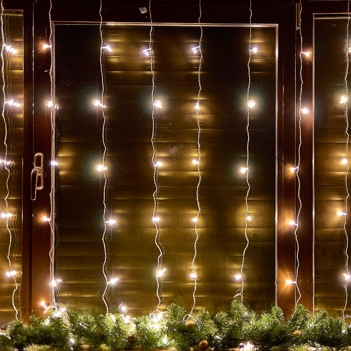 Гирлянда Занавес Uniel ULD-C3030-192/DTA WARM WHITE IP20 UL-00012096