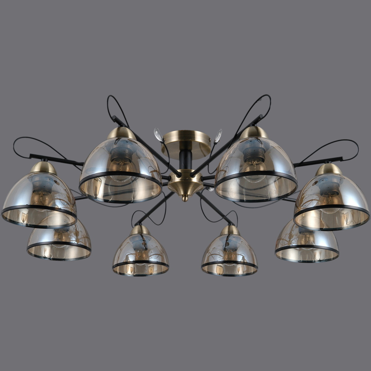 Потолочная люстра Illumico IL0251-8CSQ-79 BK AB