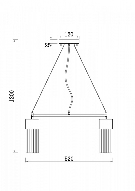 Подвесная люстра Freya Esala FR5050PL-05N