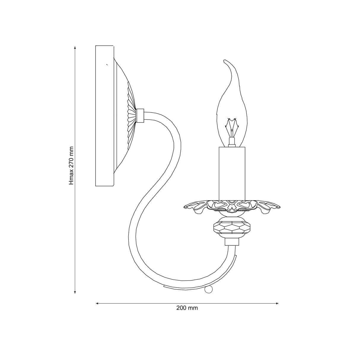 Бра Lucia Tucci Pietra Isola W132.1