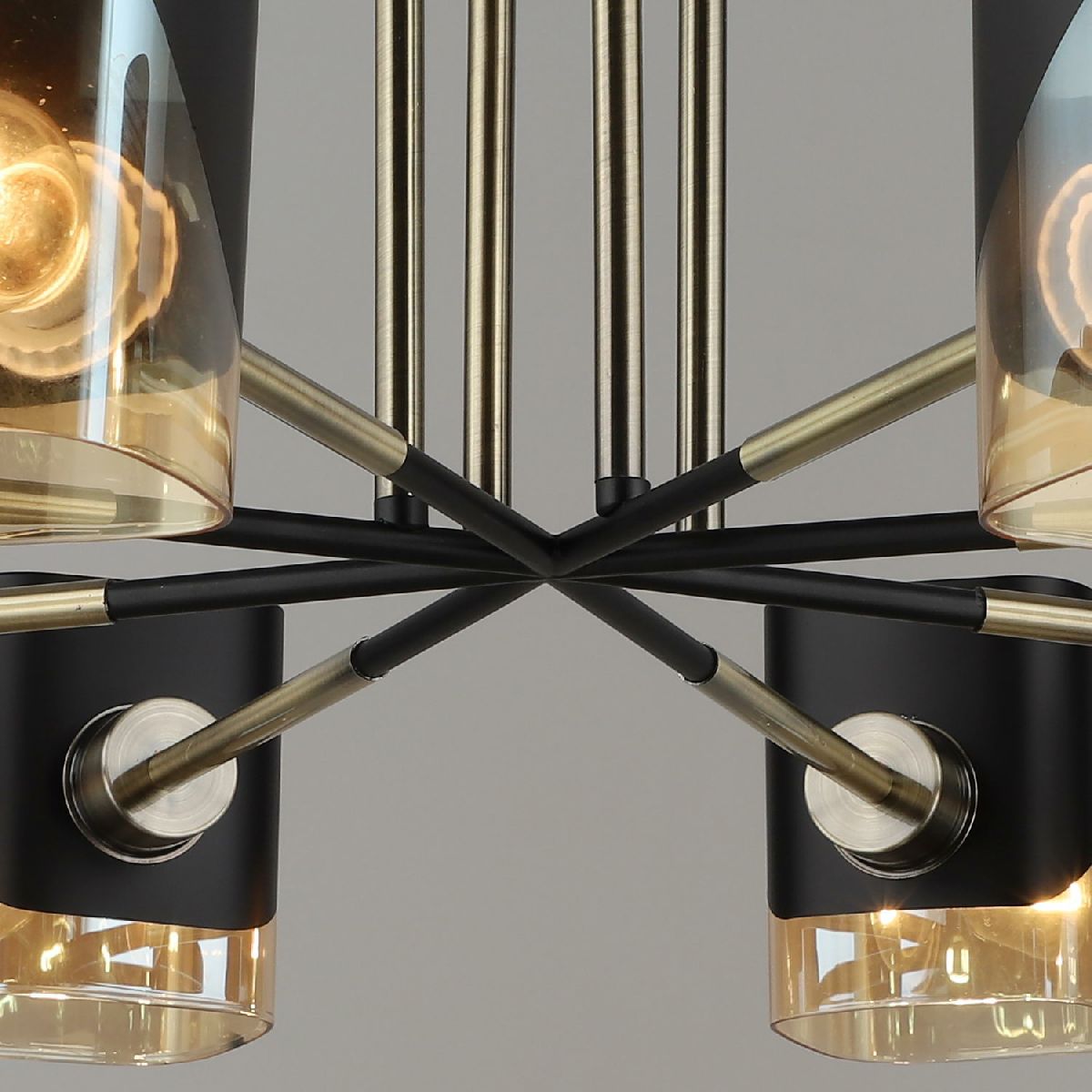 Люстра на штанге Reluce 05013-0.3-08 AB+BK