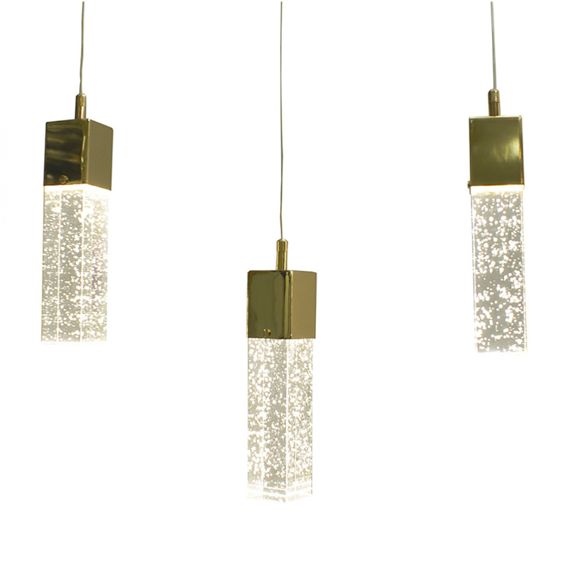 Подвесной светодиодный светильник Kink Light Аква 08510-3AS,33(3000K)