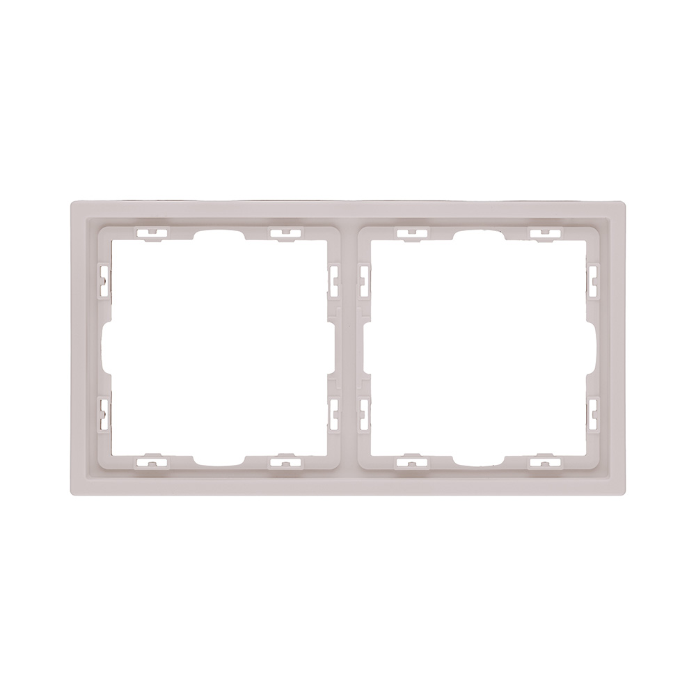 Рамка 2-постовая, кашемир матовый Kollinger Eclipse EC2CM