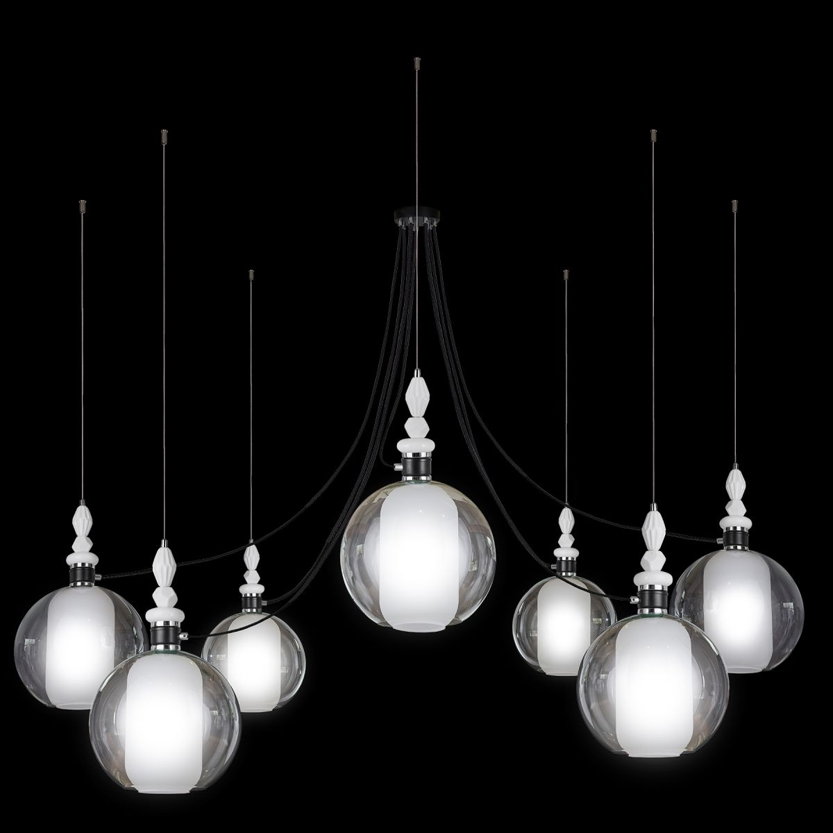 Подвесная люстра 33 Идеи PND182.07.17CH.003BL-M66TR