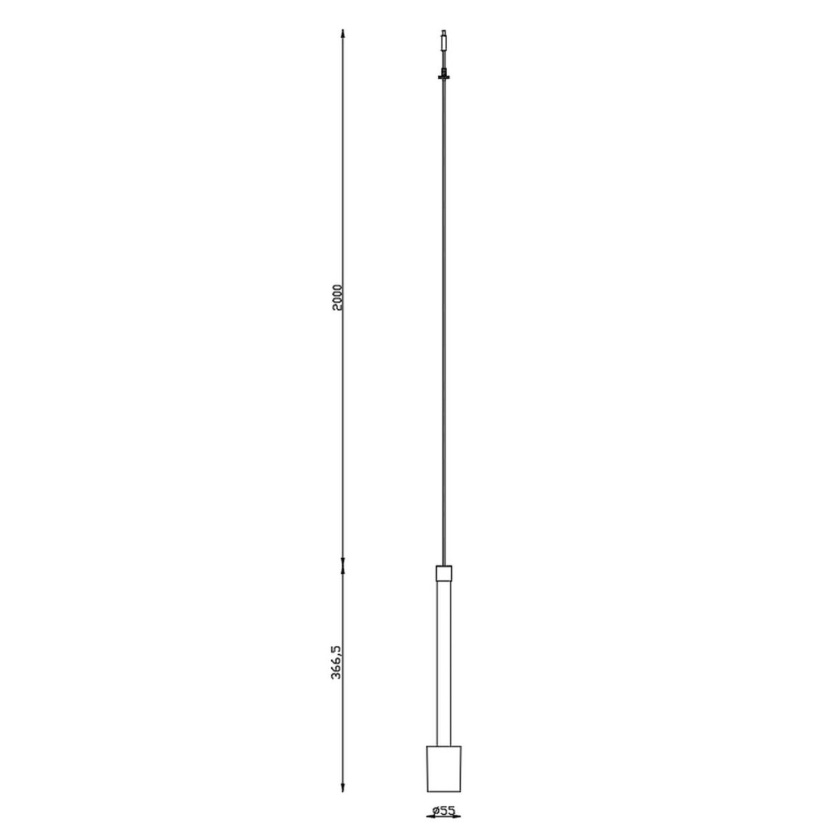 Подвесной модульный светильник без основания Mantra Fugaz 9330