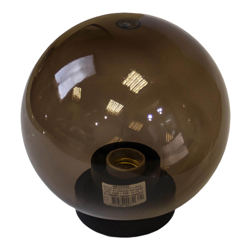 Уличный светильник шар ЭРА НТУ 01-100-355 Б0048068