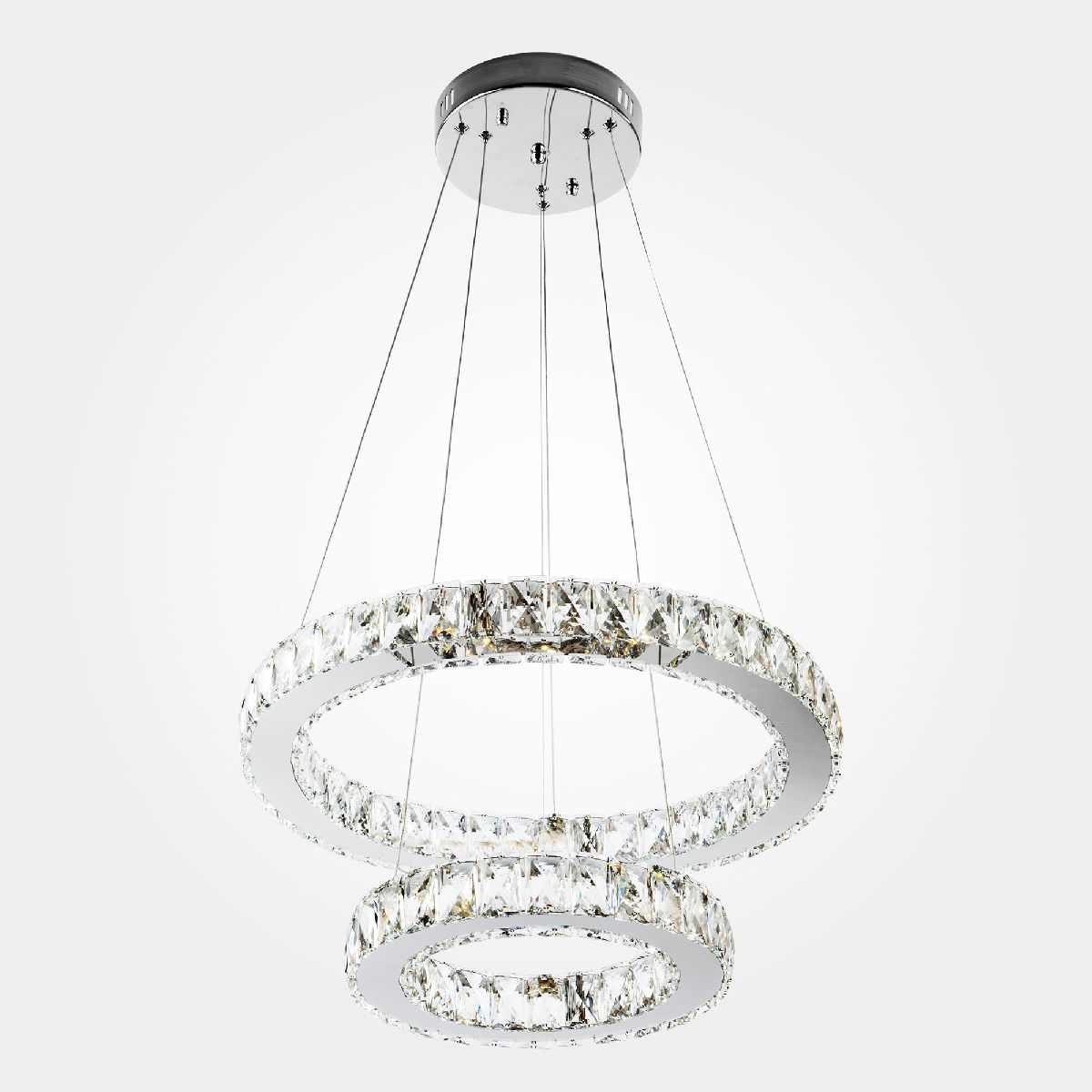 Подвесная люстра Eurosvet Grasia 90023/2 хром 00000078424