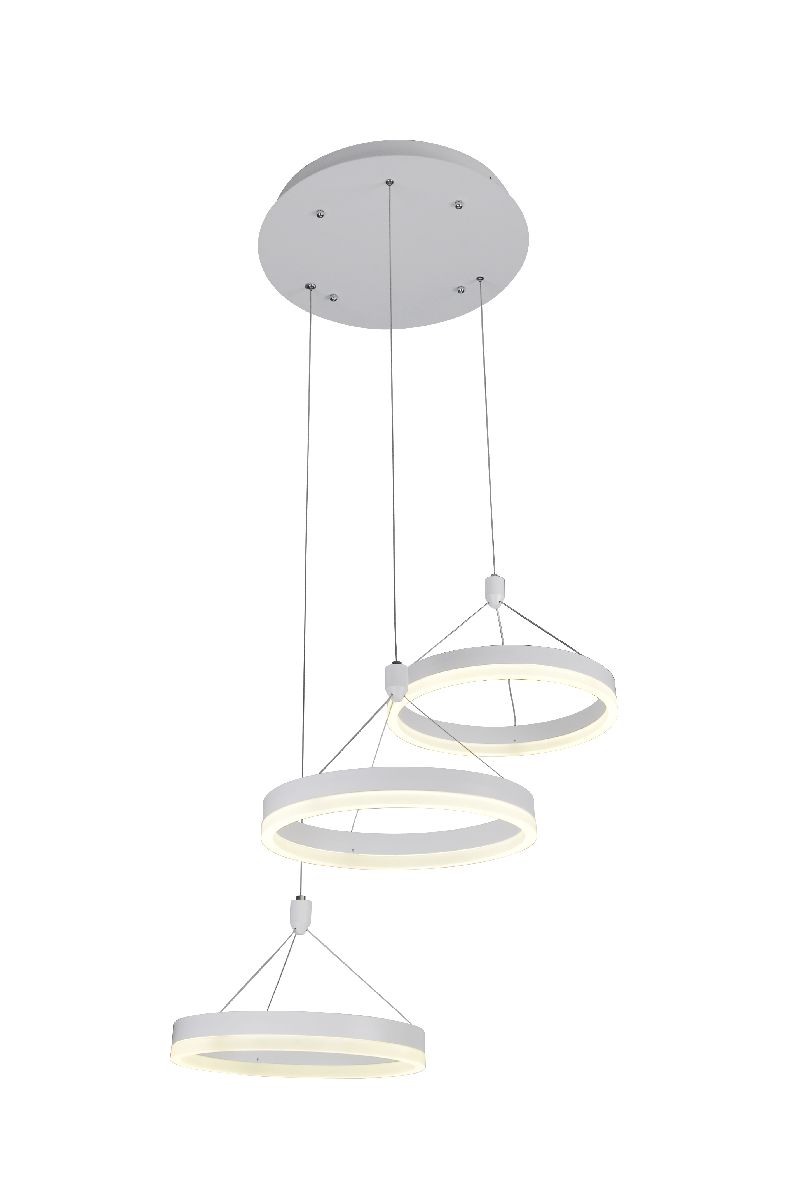 Подвесной светильник Elvan LU-155/3R-21W-NH-Wh