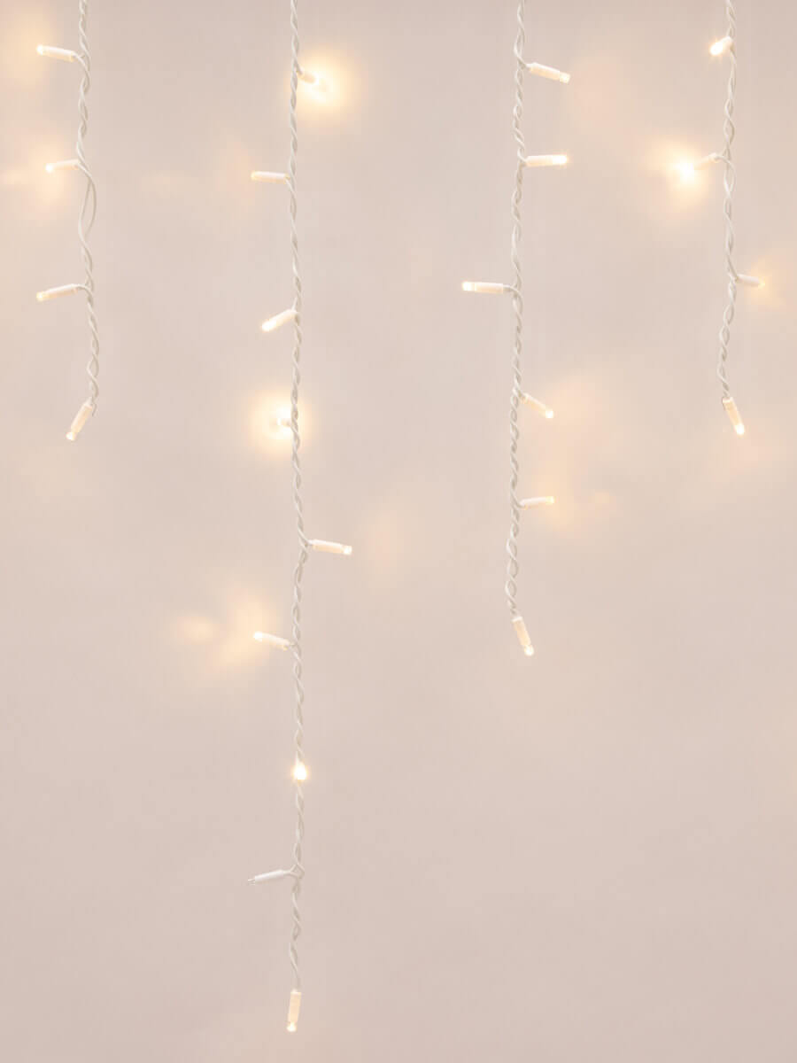 Уличная светодиодная гирлянда (UL-00001365) Uniel бахрома 230V теплый белый ULD-B3010-200/TWK WARMWHITE IP67