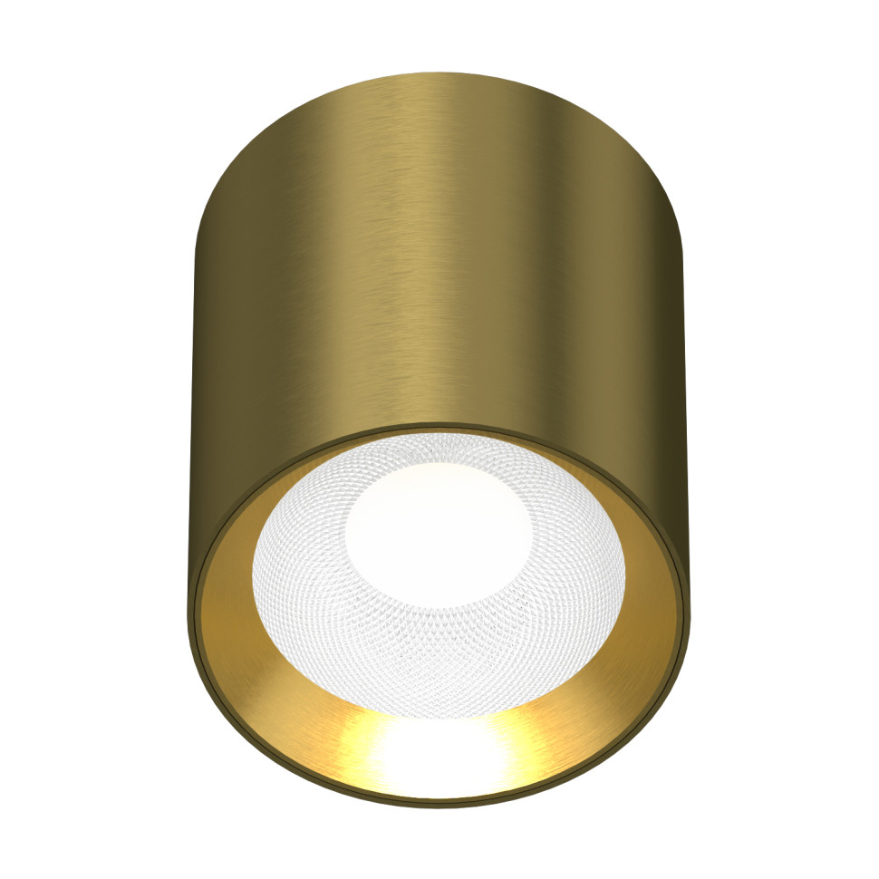 Потолочный светильник светодиодный круглый светодиодный круг влагозащищенный Italline IT014-0207 gold