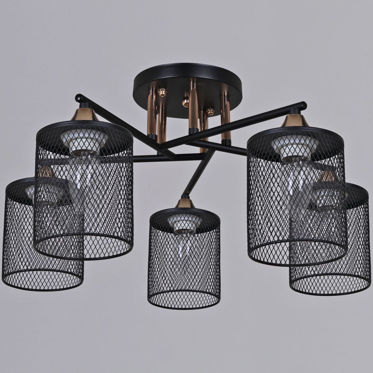 Потолочный светильник Reluce 91360-0.3-05 BK+FG