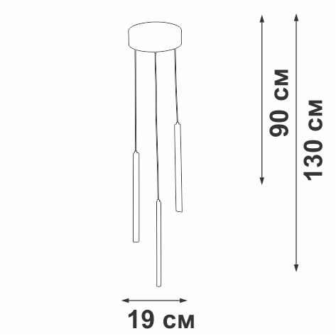Подвесной светильник Vitaluce V3045-0/3S