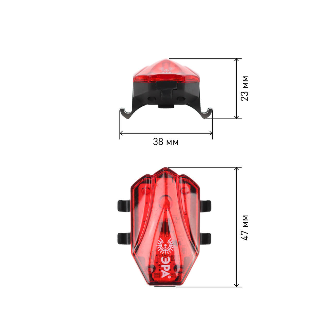 Велосипедный светодиодный фонарь ЭРА VA-801 Б0039624 в Москве