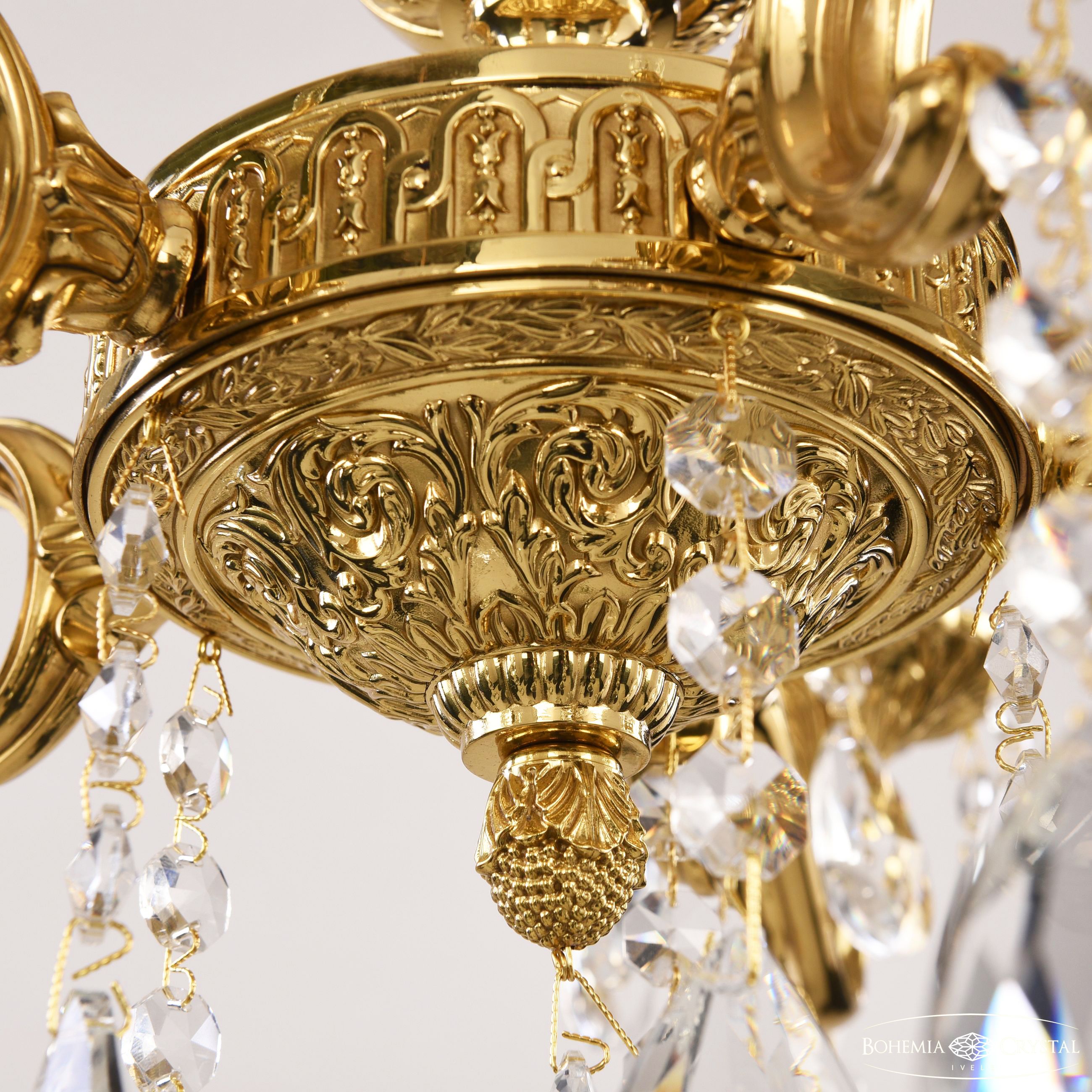 Подвесная люстра Bohemia Ivele Crystal Verona 72101/5/175 A G