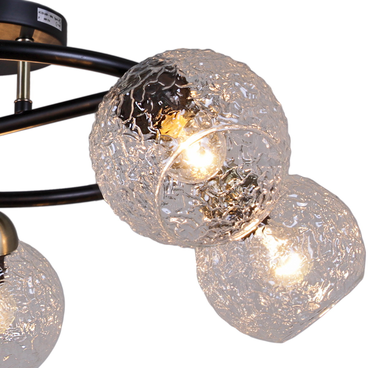 Люстра на штанге Illumico IL0296-5CSQ-79 BK AB