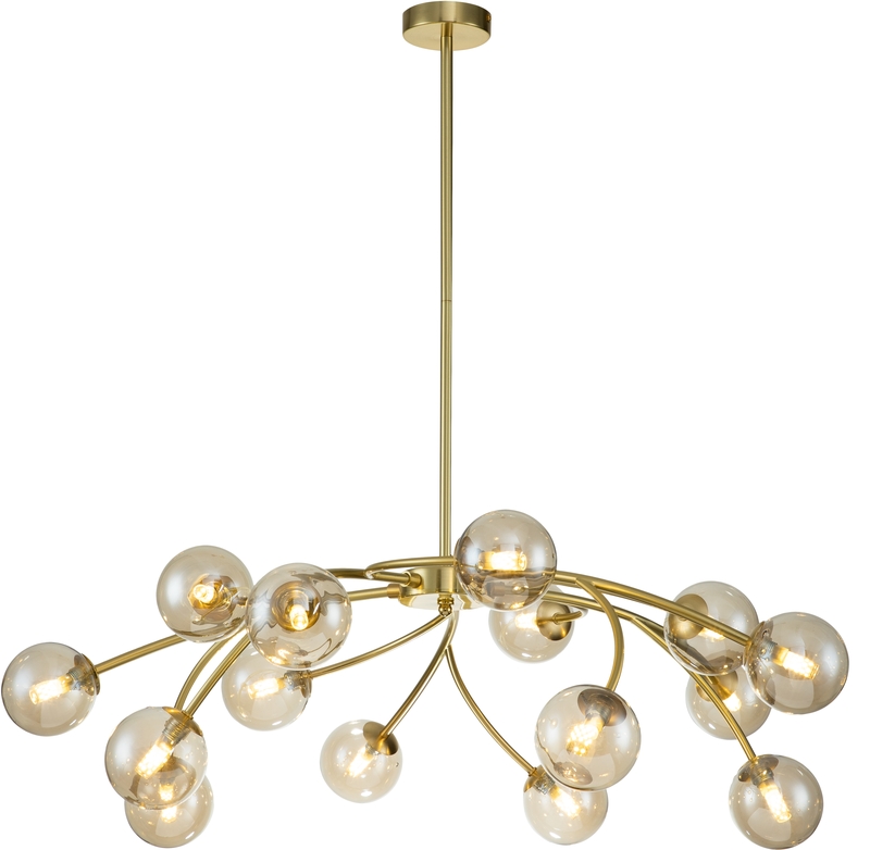 Люстра на штанге Indigo Intero 11024/15R Gold V000226