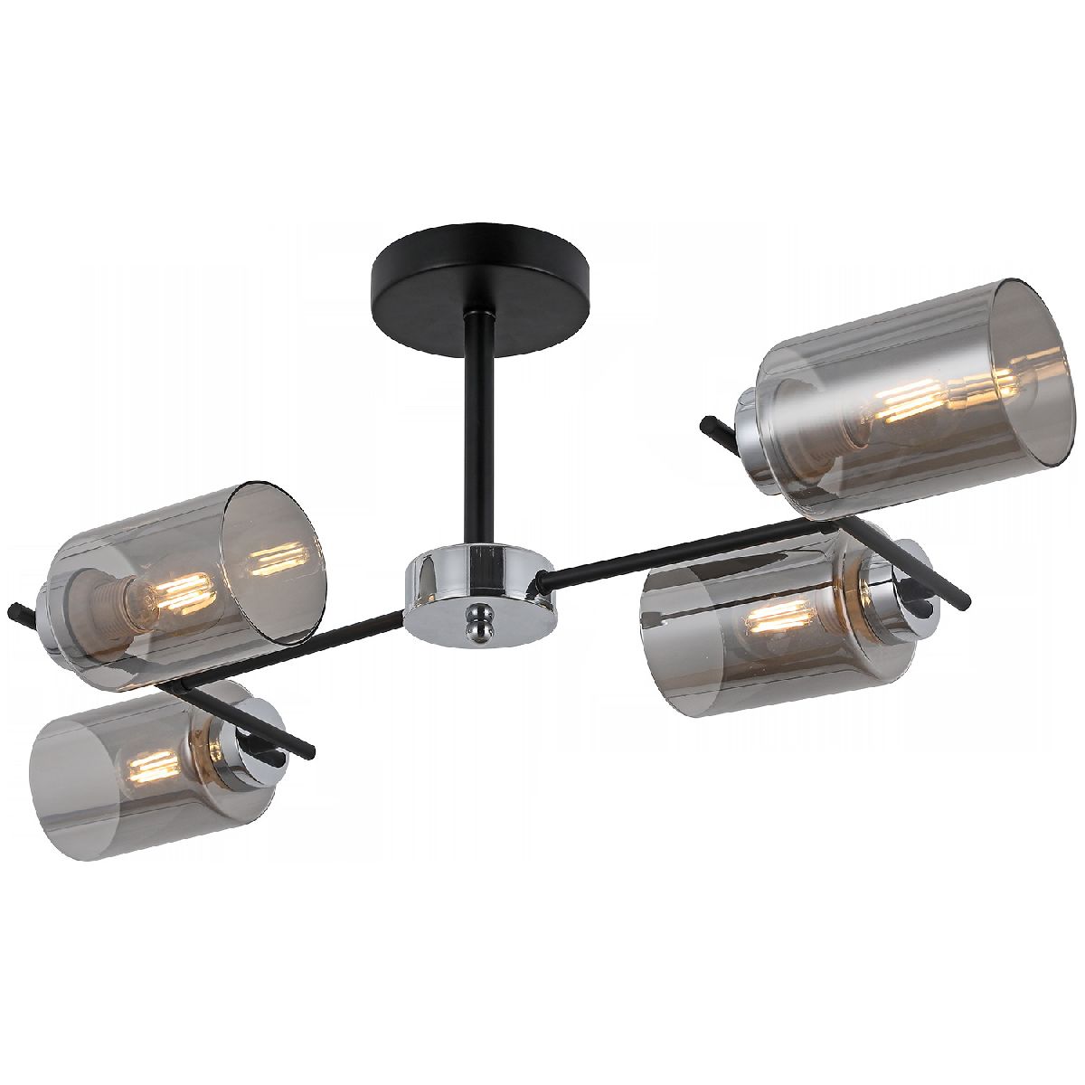 Люстра на штанге Illumico IL8276-4COU-79 BK CR