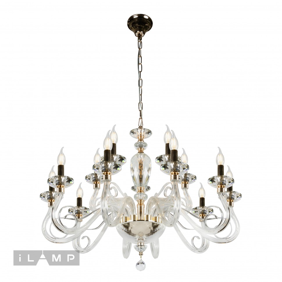 Подвесная люстра iLamp Modo P2328-10+5 GD