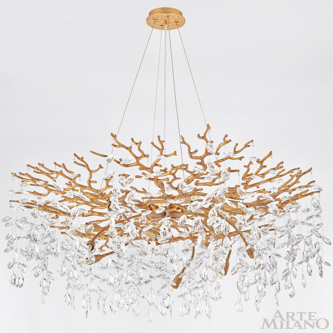 Подвесная люстра Arte Milano Milan 231901/D1000/14/B Pa